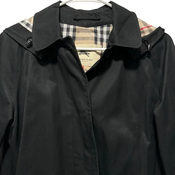 Burberry London Black Trench Coat